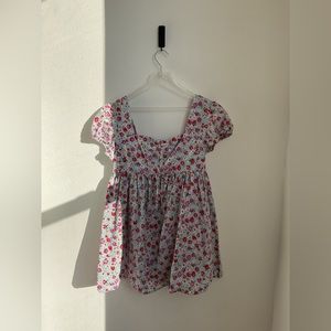 Planet Gold Floral Mini Fit & Flare Dress